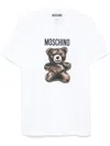 Moschino Teddy Bear Print Crewneck T-shirt In White