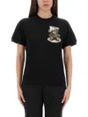 Moschino Organic Jersey T-shirt Little Teddy Bear