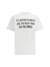 Moschino T-shirt With Lettering Print In White