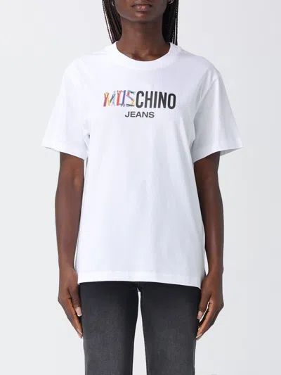 Moschino T-shirt Woman  Jeans In White