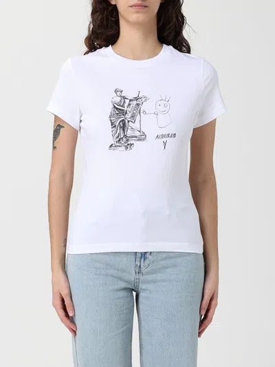 Moschino T-shirt Woman  Jeans In White