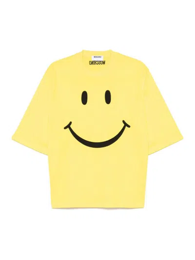 Moschino T-shirt In Yellow