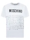Moschino T-shirt With Lettering Print In White