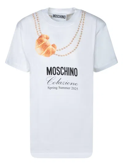 Moschino Short-sleeved T-shirt In White
