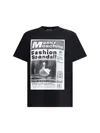 Moschino T-shirt Whit Maxi Print