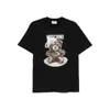Moschino Teddy Bear-print T-shirt Mini Dress In Black