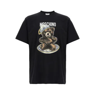 Moschino T-shirt With Print In Black
