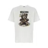 Moschino Teddy Bear Print Crewneck T-shirt In White