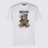 Moschino Teddy Bear Print Crewneck T-shirt In White