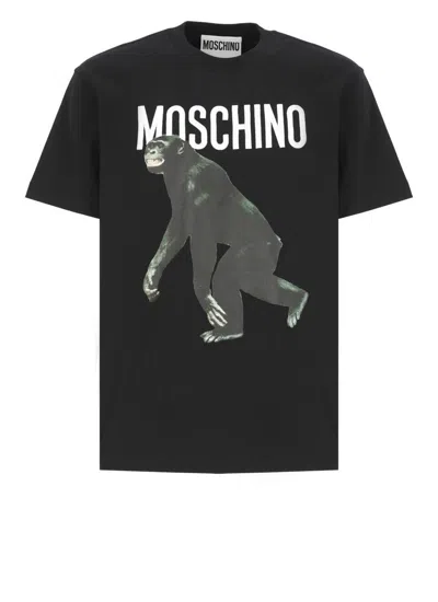 Moschino T-shirts And Polos In Black