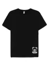 Moschino Crew Neck Short Sleeves In Black