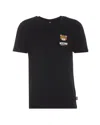 Moschino Under Bear T-shirt In Black