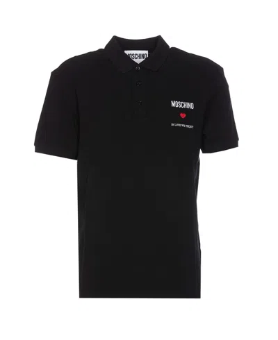 Moschino T-shirts And Polos In Black