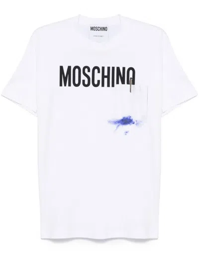 Moschino T-shirts And Polos In White