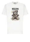 Moschino Teddy Bear Print Crewneck T-shirt In White