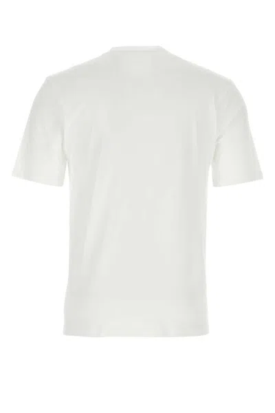 Moschino Couture Printed Cotton Tshirt In White
