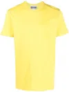 Moschino Crew Neck Pocket T-shirt In Yellow