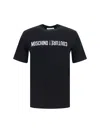 Moschino Logo Embroidery T-shirt In Multi