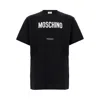 Moschino Crew Neck Graphic T-shirt With Short Sleeves In Multi