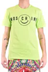 Moschino Smiley Logo-print T-shirt In Multicolor