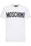 Moschino Crew Neck Short Sleeves T-shirts In White