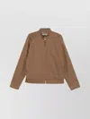 Moschino Tailored Blazer With Button And Pockets In Animal Print