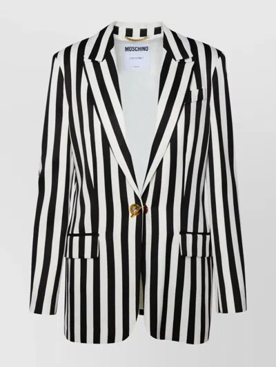 MOSCHINO TAILORED SILK BLEND BLAZER