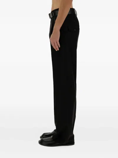 Moschino Tailored Trousers In Black