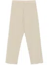 Moschino Virgin-wool Tailored Trousers In Neutrals
