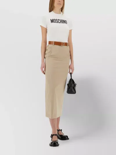 MOSCHINO "TAILORING TWIST" LONG SKIRT