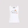 Moschino Tank Top In White