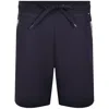 Moschino Tape Logo Shorts Blue In Blue