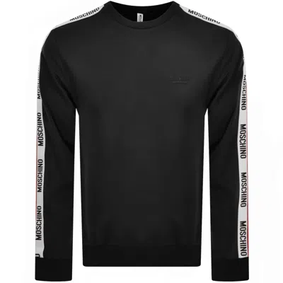 Moschino Tape Logo Sweatshirt Black