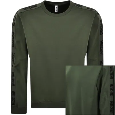 Moschino Tape Logo Sweatshirt Green