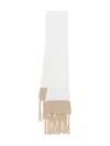 Moschino Tassel Scarf In White
