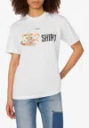 Moschino T-shirt With Print In White