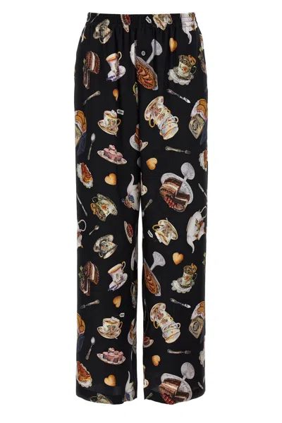 MOSCHINO 'TEA TIME' PRINT PANTS