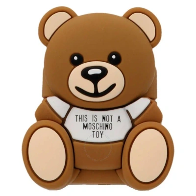 Moschino Teddy Bear Airpods Pro Case In Brown