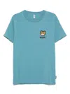Moschino Teddy Bear-appliqué T-shirt In Blue