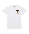 Moschino Teddy Bear Beaded T-shirt Dress In White