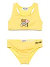 Moschino Teddy Bear Bikini Set In Yellow
