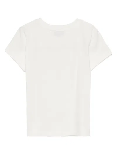 Moschino Kids' Teddy Bear-bow T-shirt In White