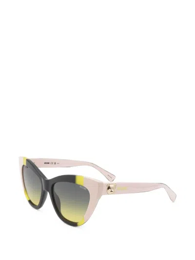 Moschino Teddy Bear Cat-eye Sunglasses In Neutral
