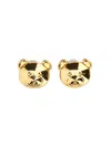 Moschino Teddy Bear Clip Earrings In Multi