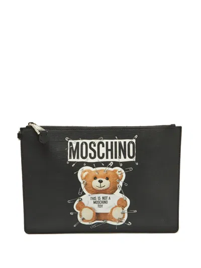 Pre-owned Moschino Teddy Bear Clutch Bag