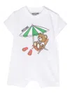 Moschino Teddy Bear Cotton Shorties In White