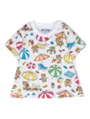 Moschino Teddy Bear Cotton T-shirt In White