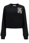 Moschino Teddy Bear Crewneck In Black