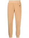 Moschino Logo Elastic Waistband Jogging Pants In Neutrals