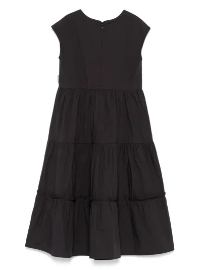 Moschino Kids' Teddy Bear Dress In Black